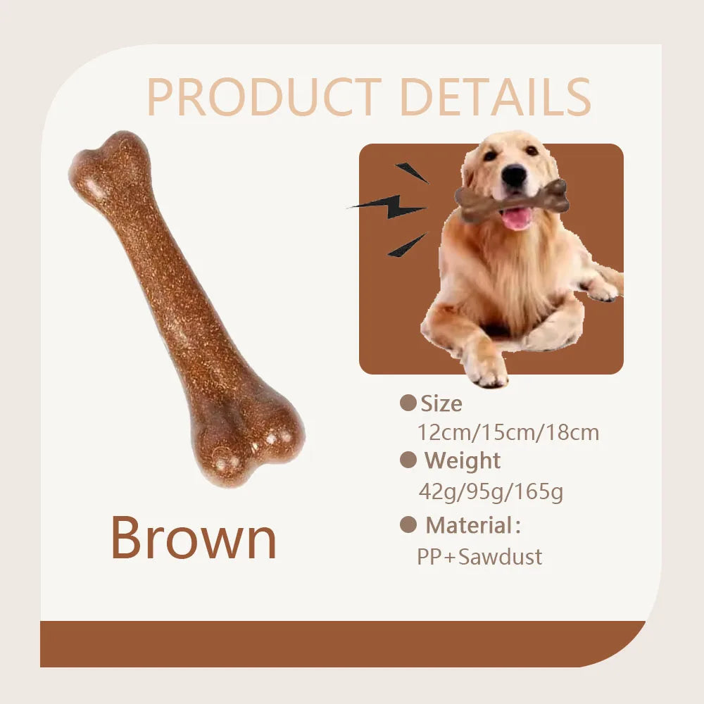 Tailvoya™ Wooden Bone Chew Toy
