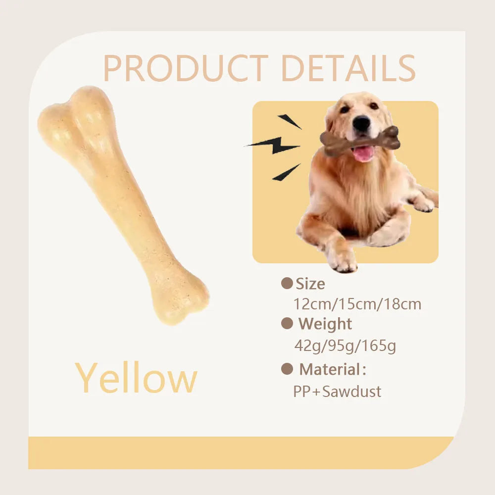 Tailvoya™ Wooden Bone Chew Toy