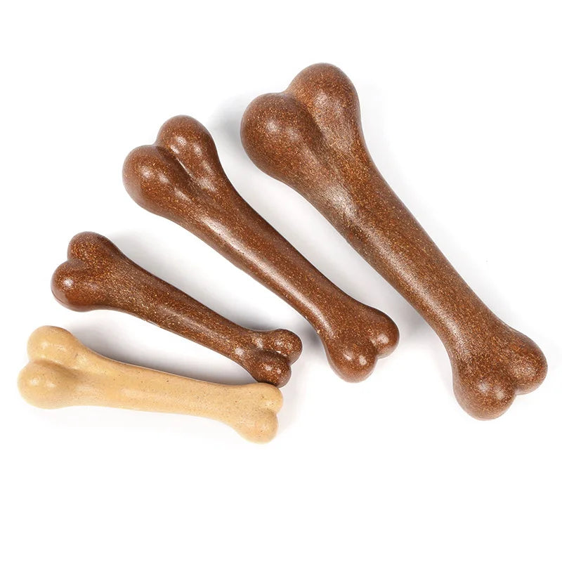 Tailvoya™ Wooden Bone Chew Toy