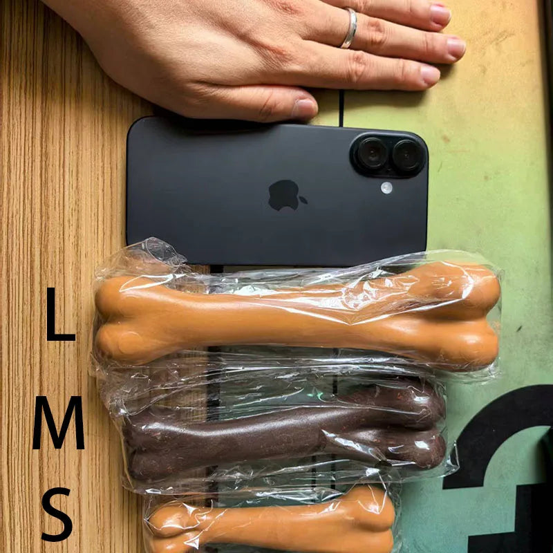 Tailvoya™ Wooden Bone Chew Toy